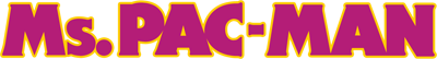 Ms. Pac-Man logo for Sega Mega Drive